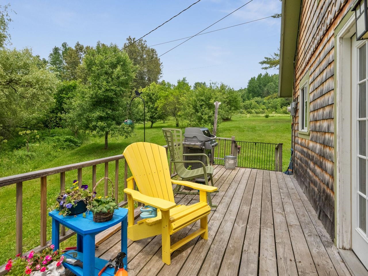 Deck off kitchen