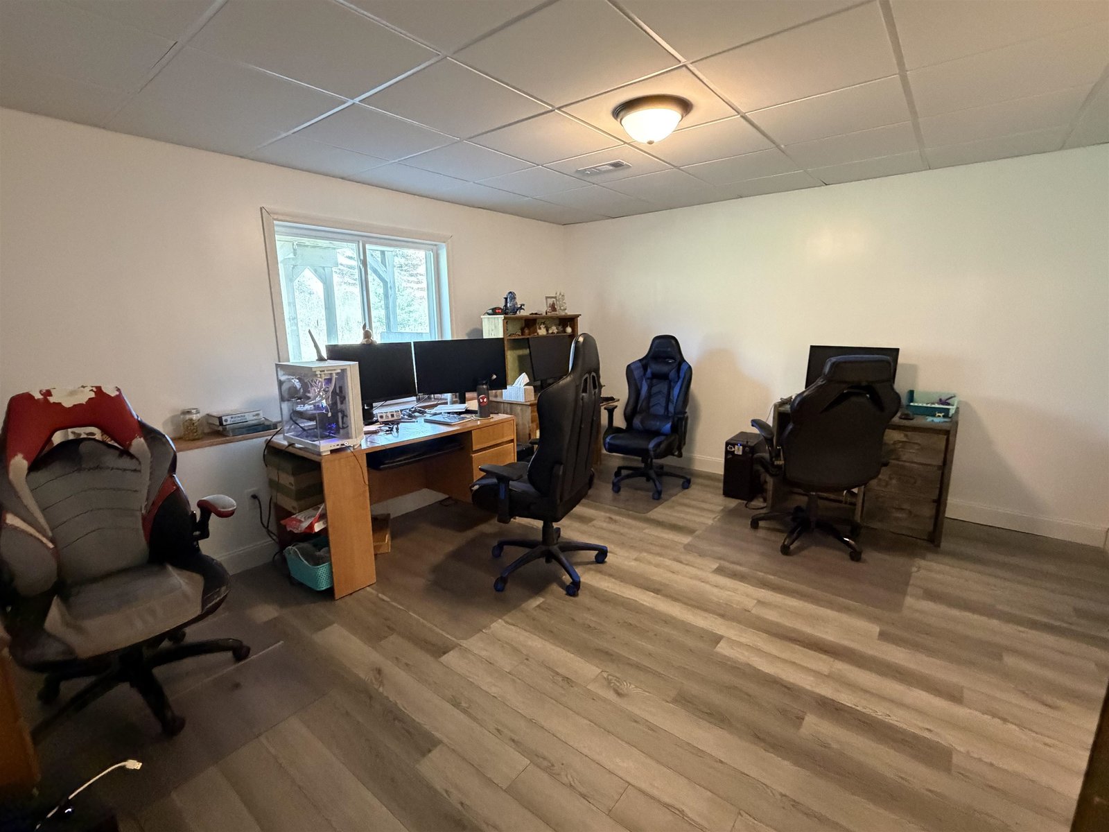 Lower level office space