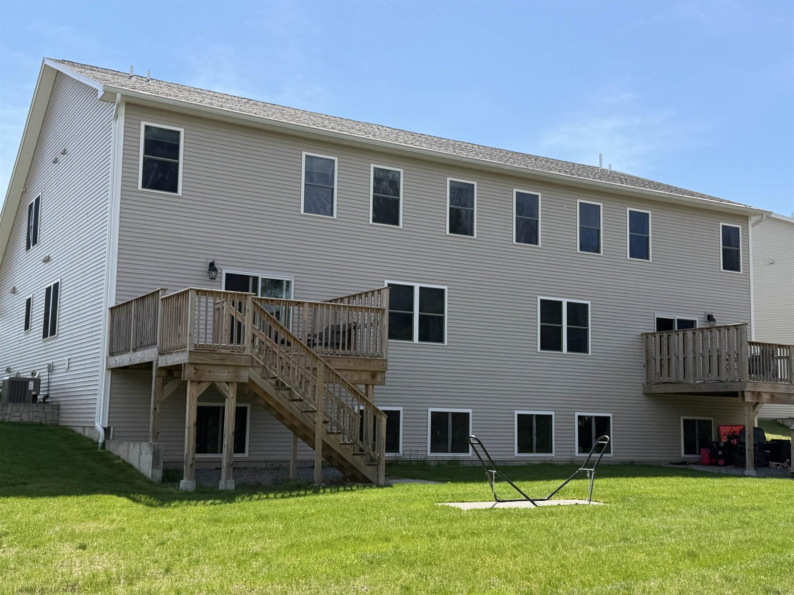 Rear of house