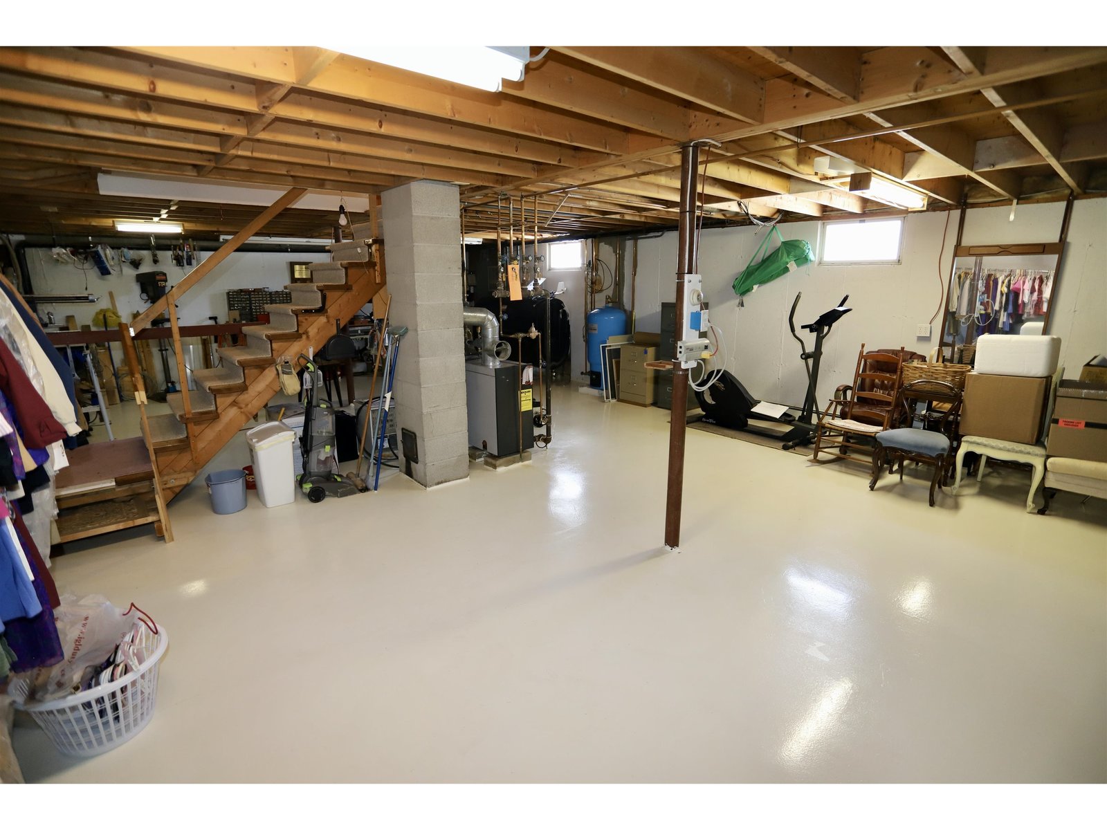 Large Unfinished Basement