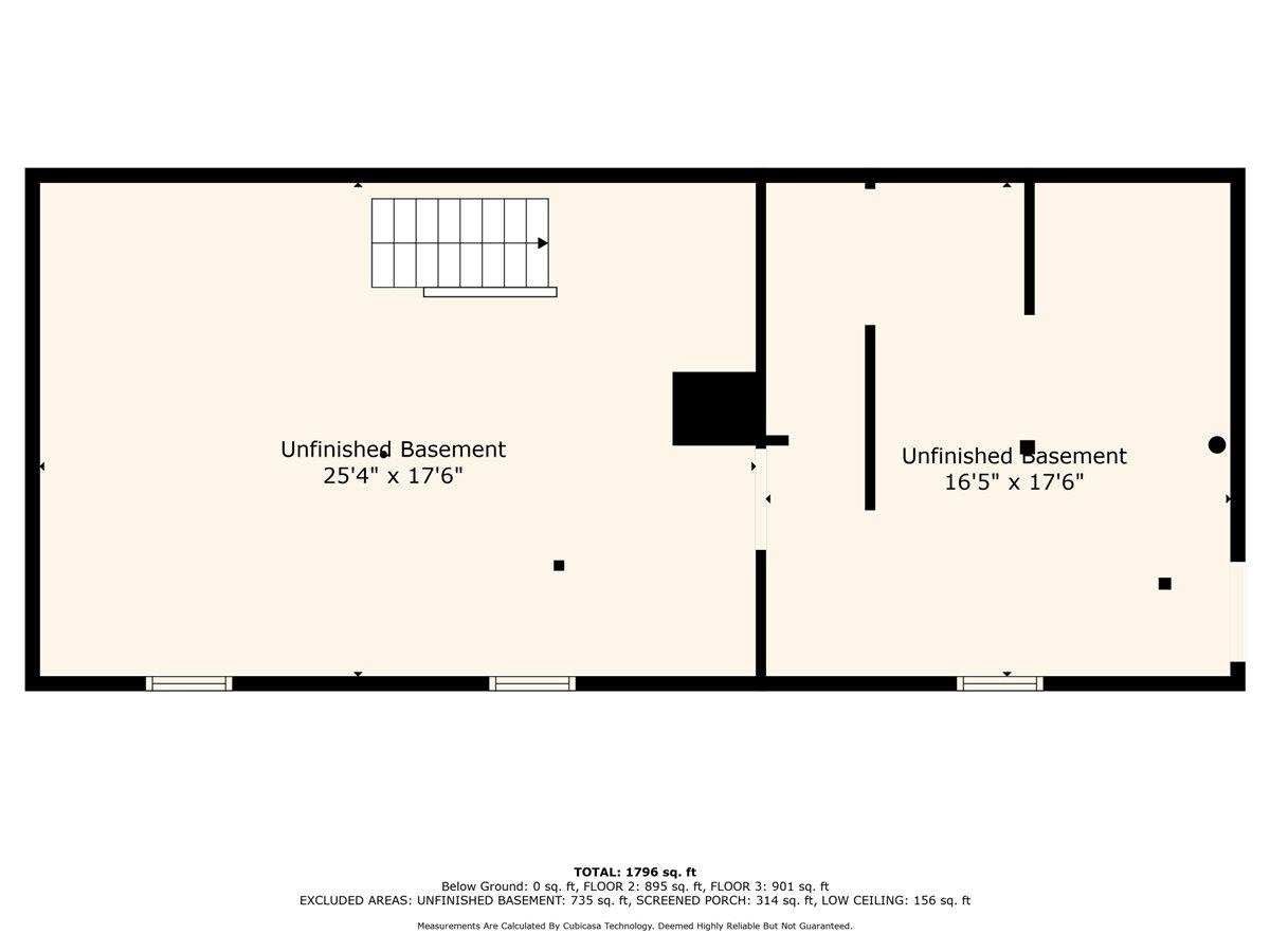 floor plan - basement