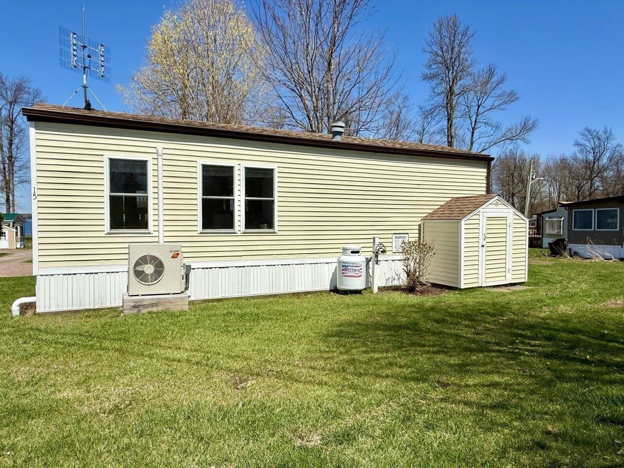 Shed included!