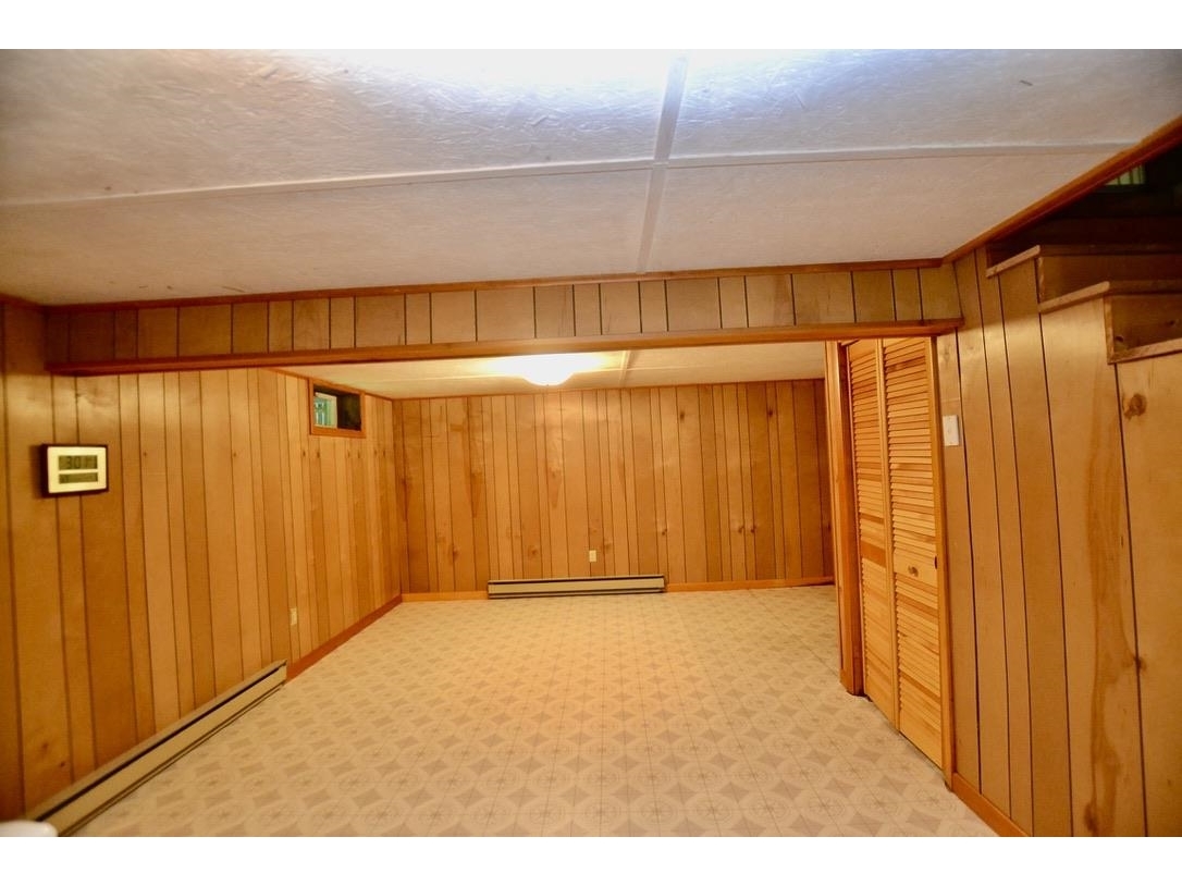 Finished basement space