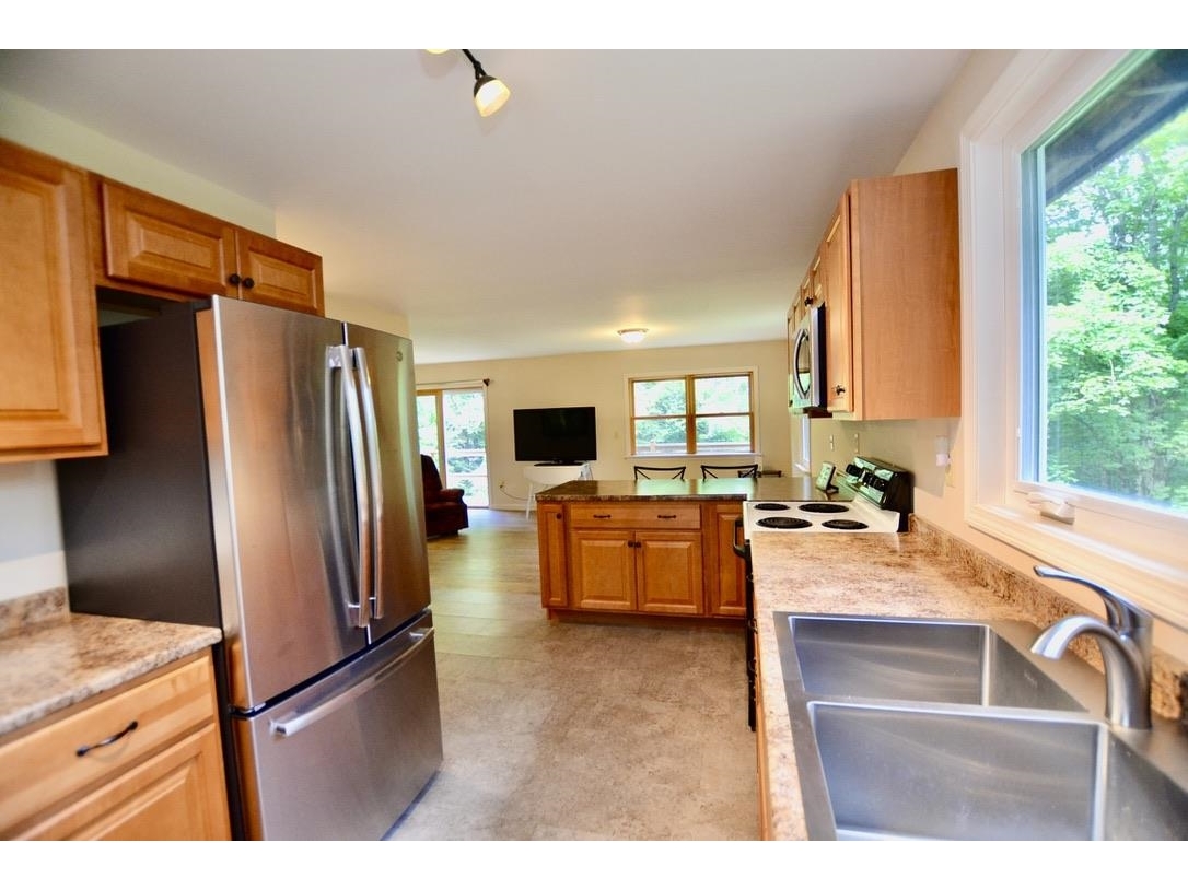 Kitchen from front door entrance