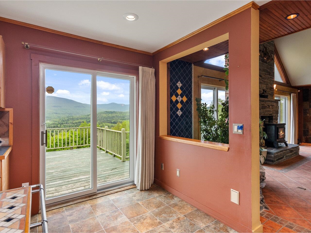 Step onto the expansive deck!