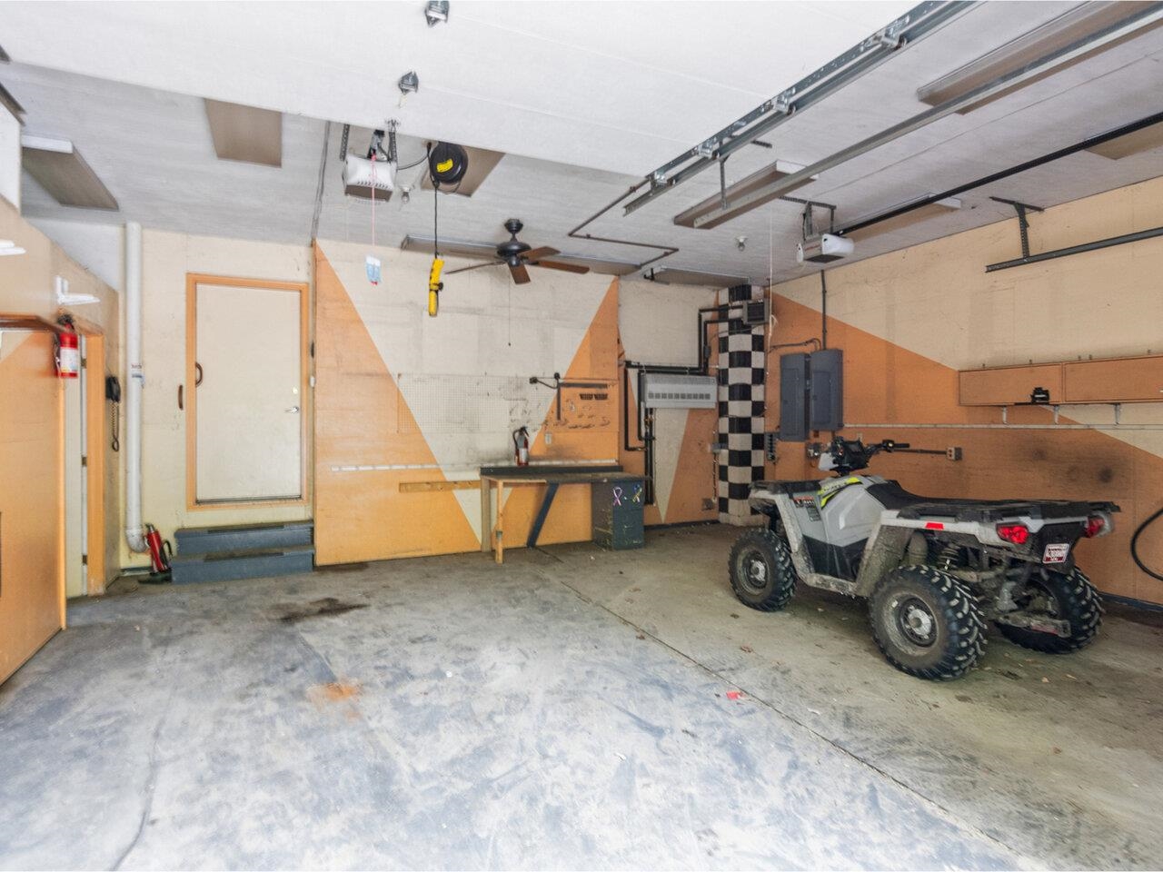 Inside of the garage
