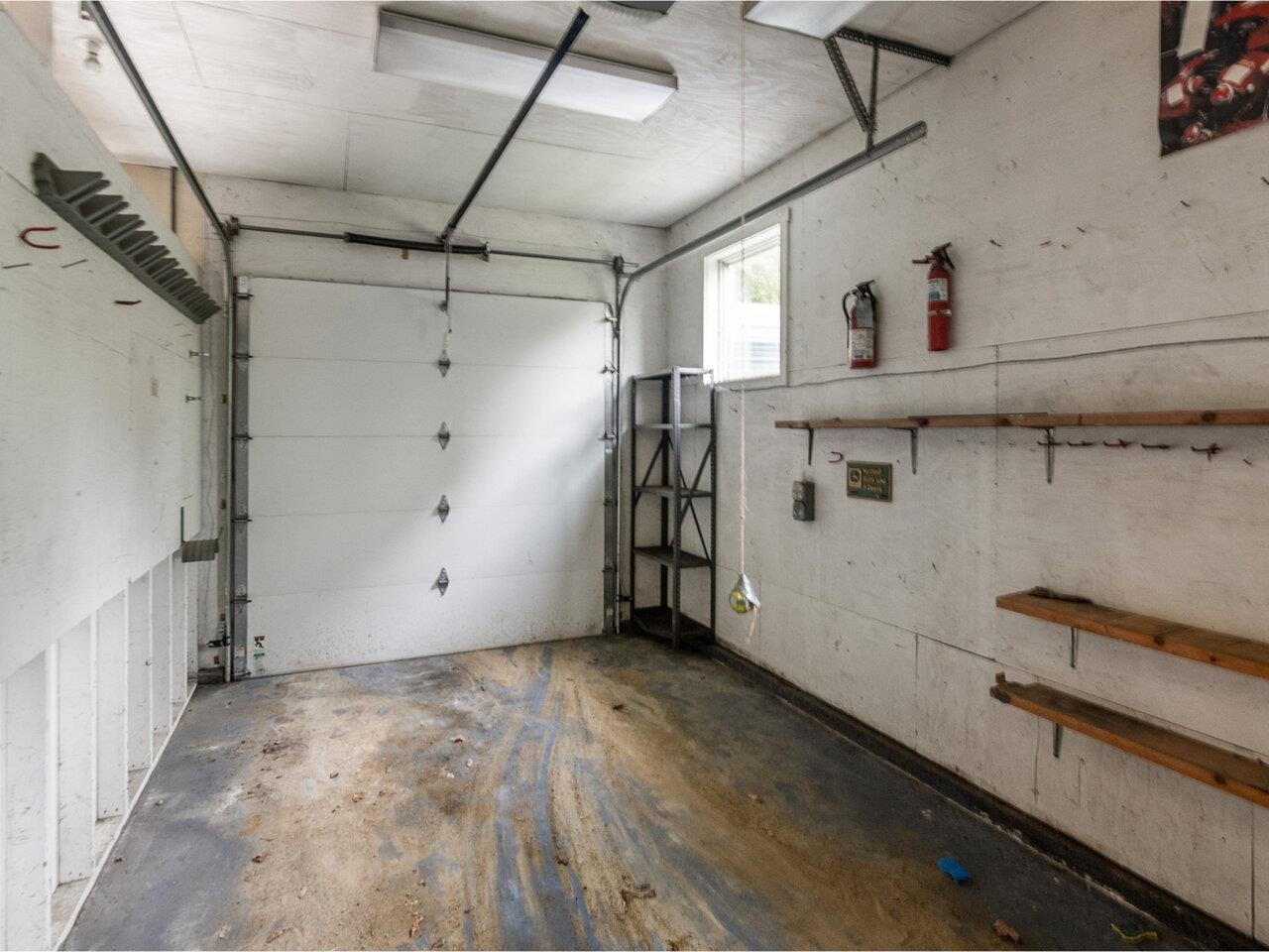 Separate bay in the garage