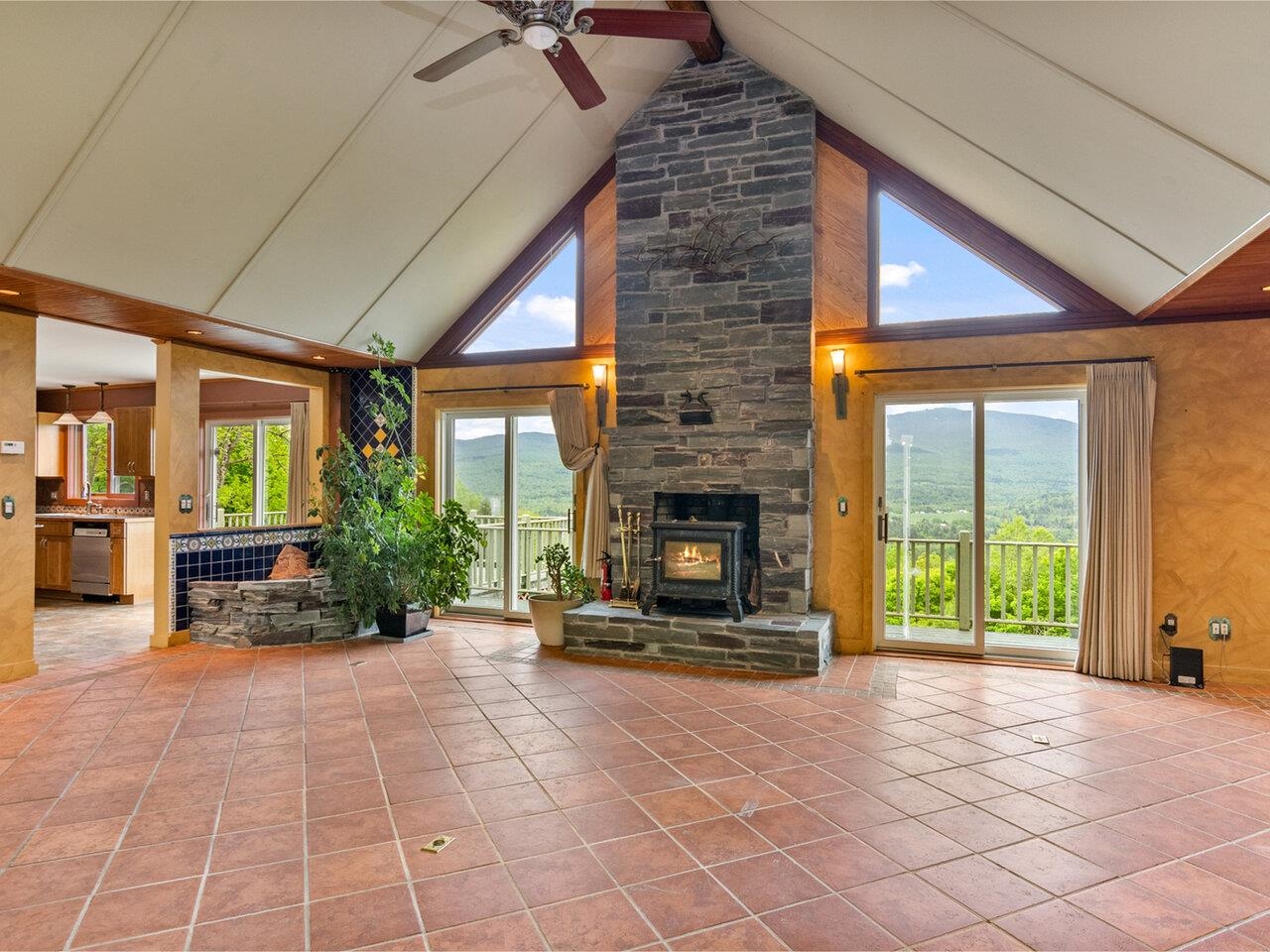 Awesome wood stove & hearth
