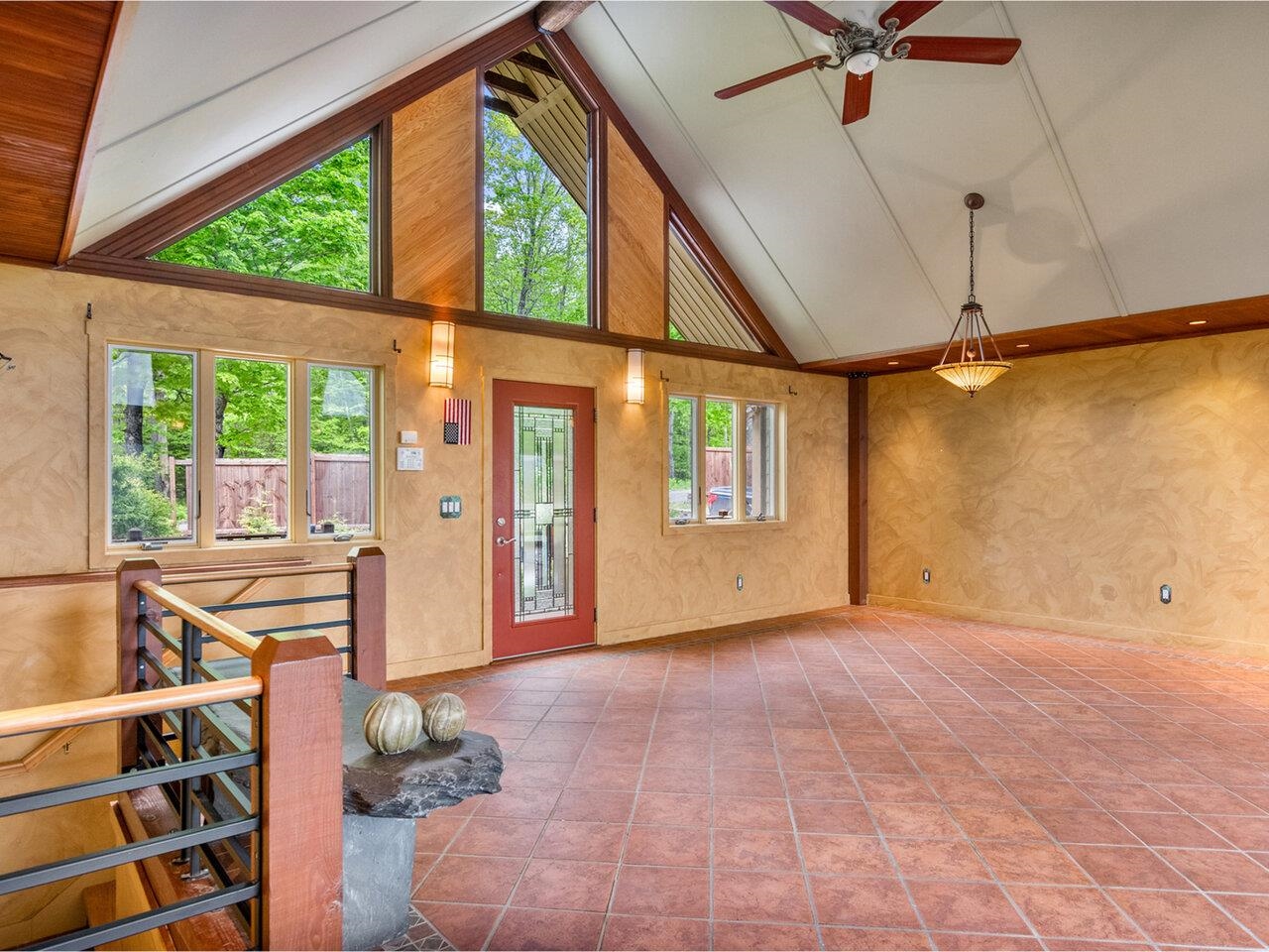Step out to the front porch