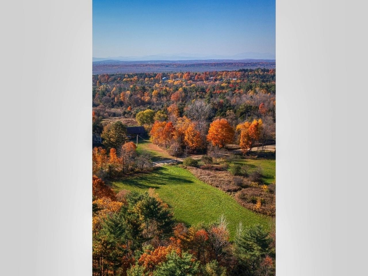 Westerly view from lot