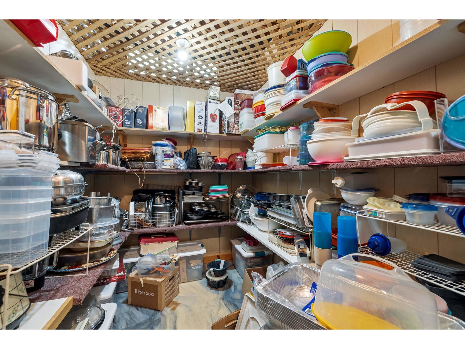 HUGE walk in storage area