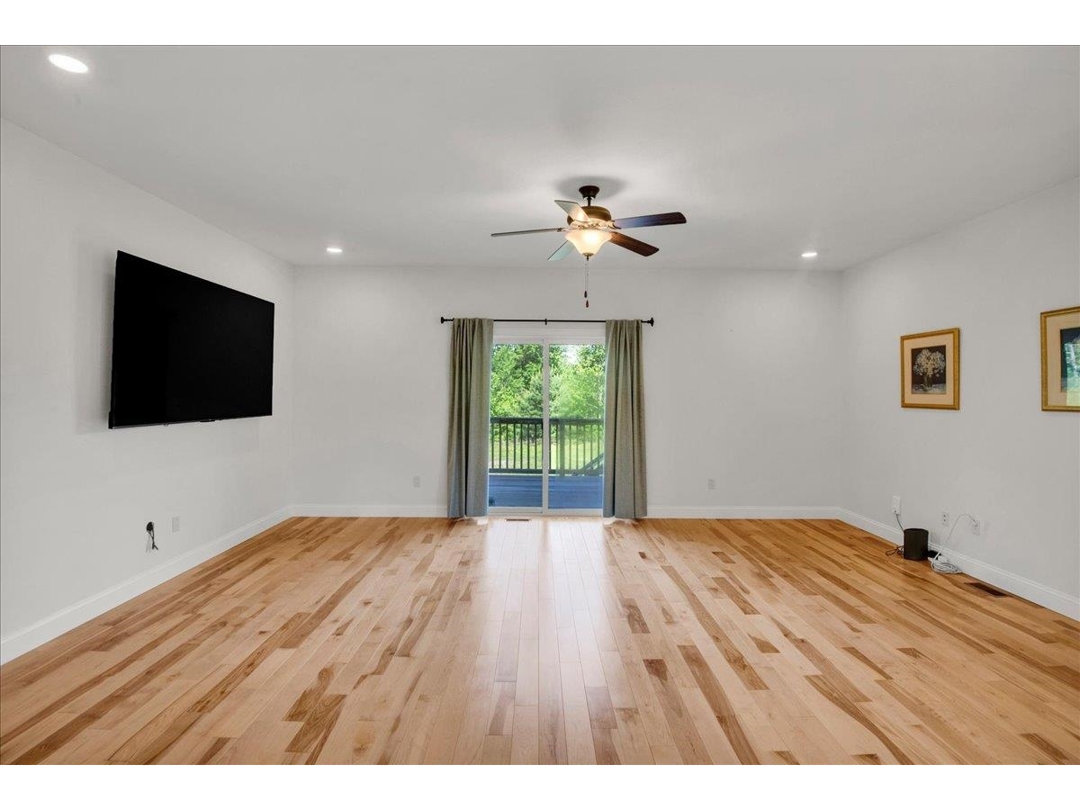 Living Space with Back Deck Access