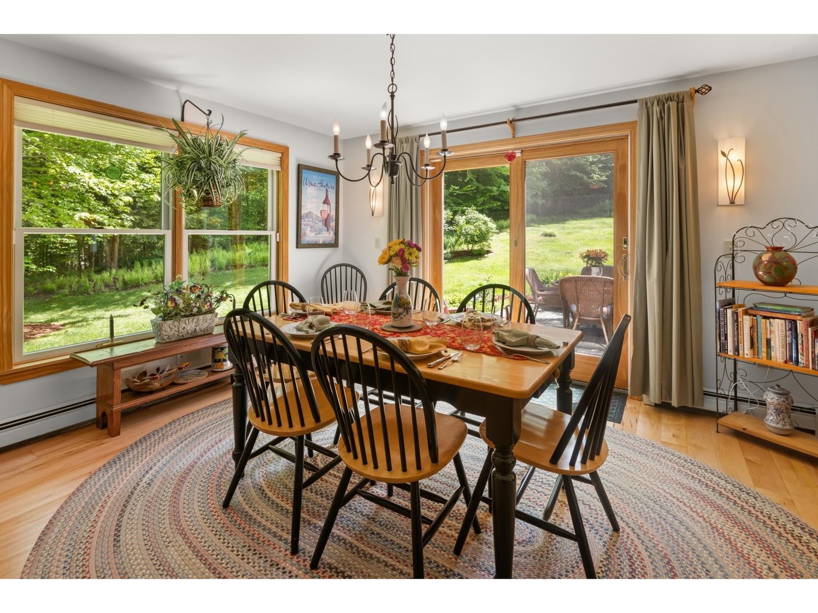 French doors to deck