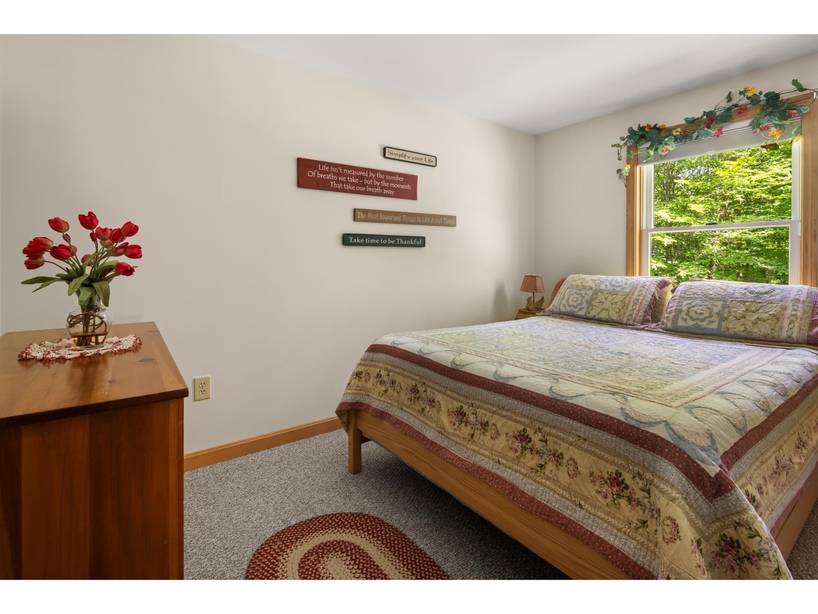 Bedroom one on main level