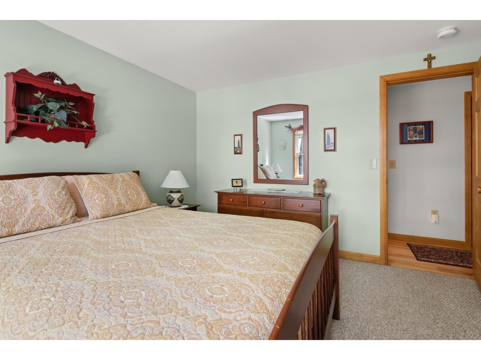 Bedroom two to  bathroom one