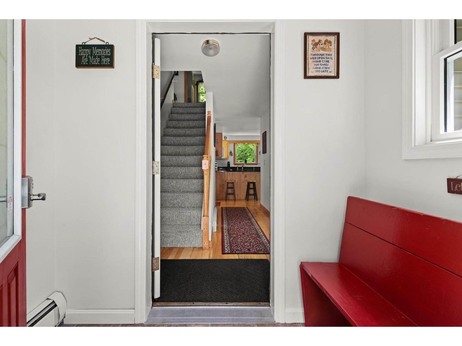 Mud room to entry and kitchen/upstairs