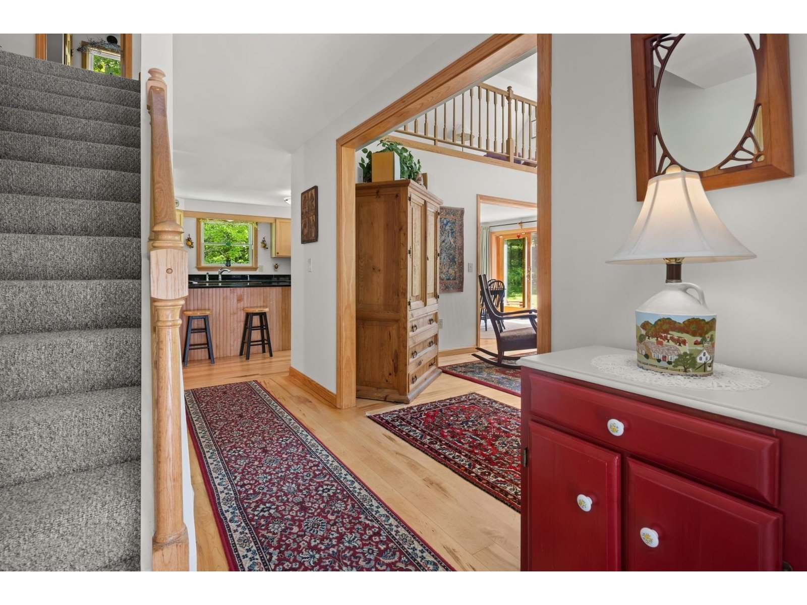 Mud room to kitchen/upper level