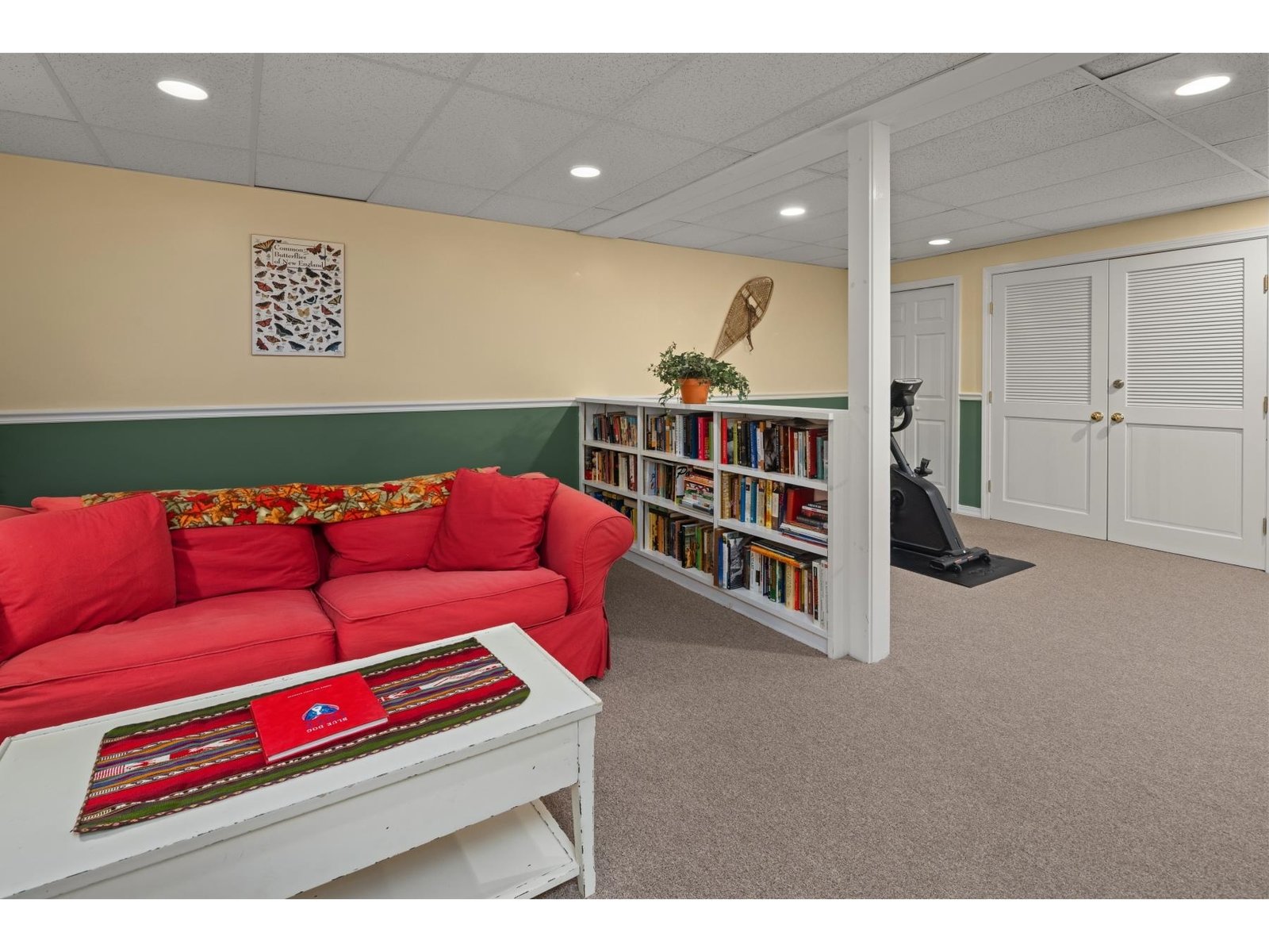 Cozy den media room