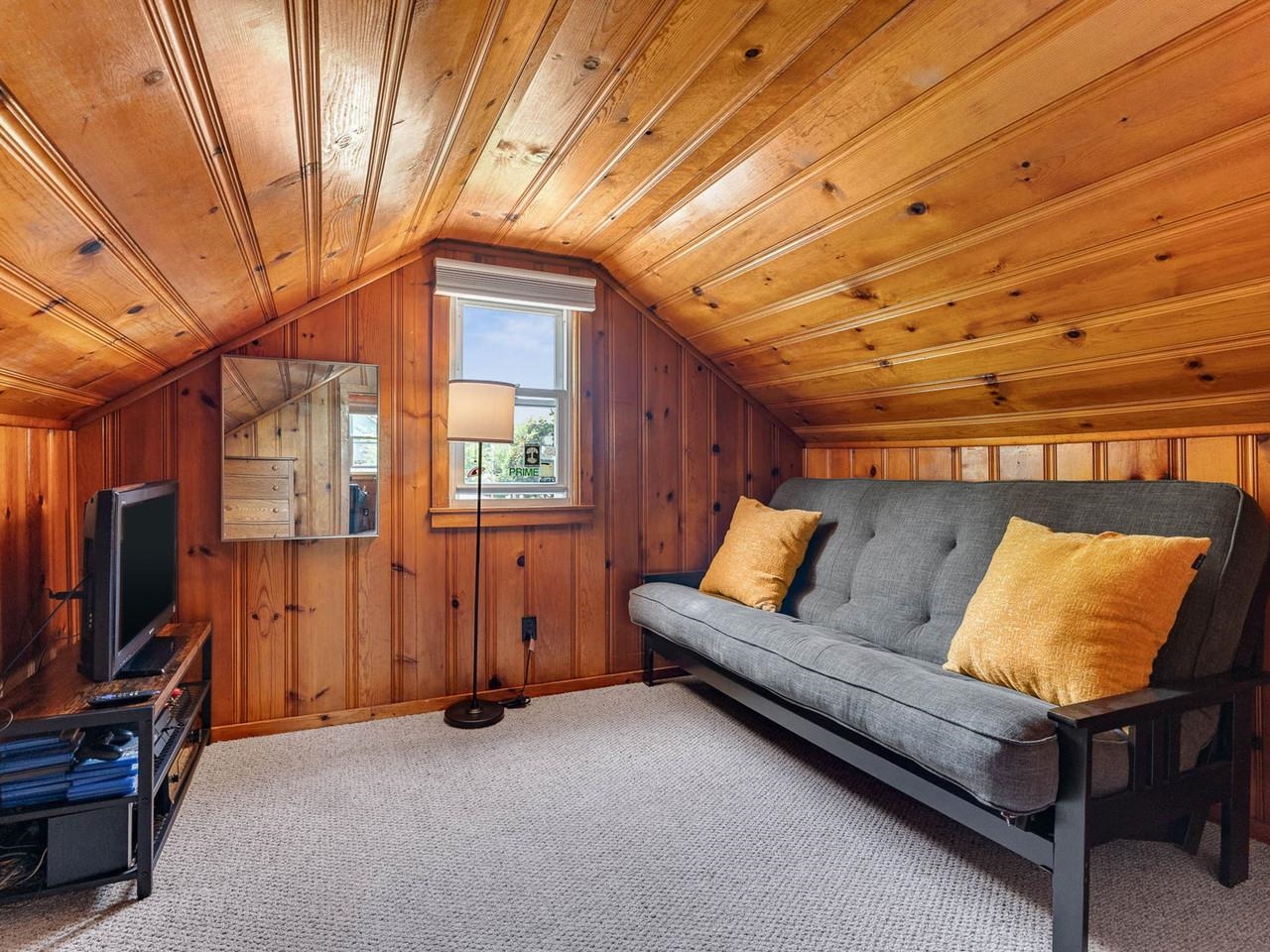 Real wood paneling