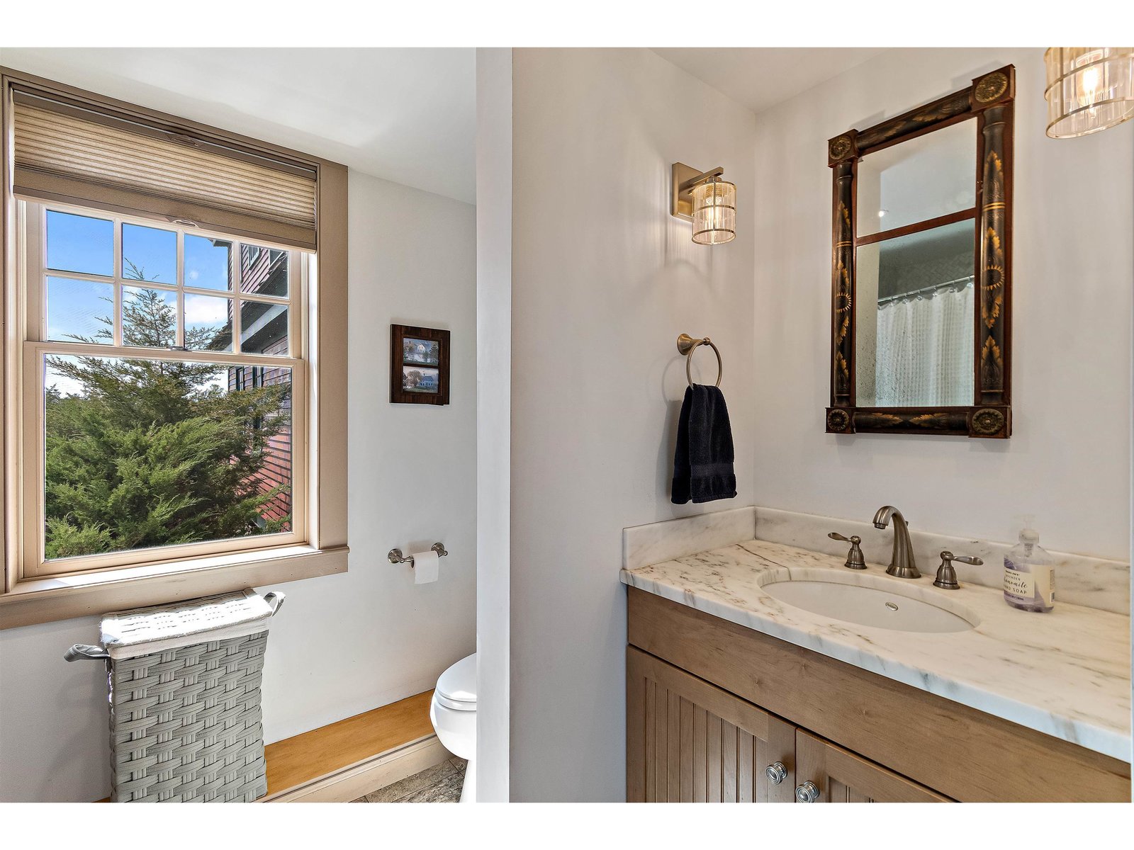 First Floor: 3/4 Bathroom & Laundry
