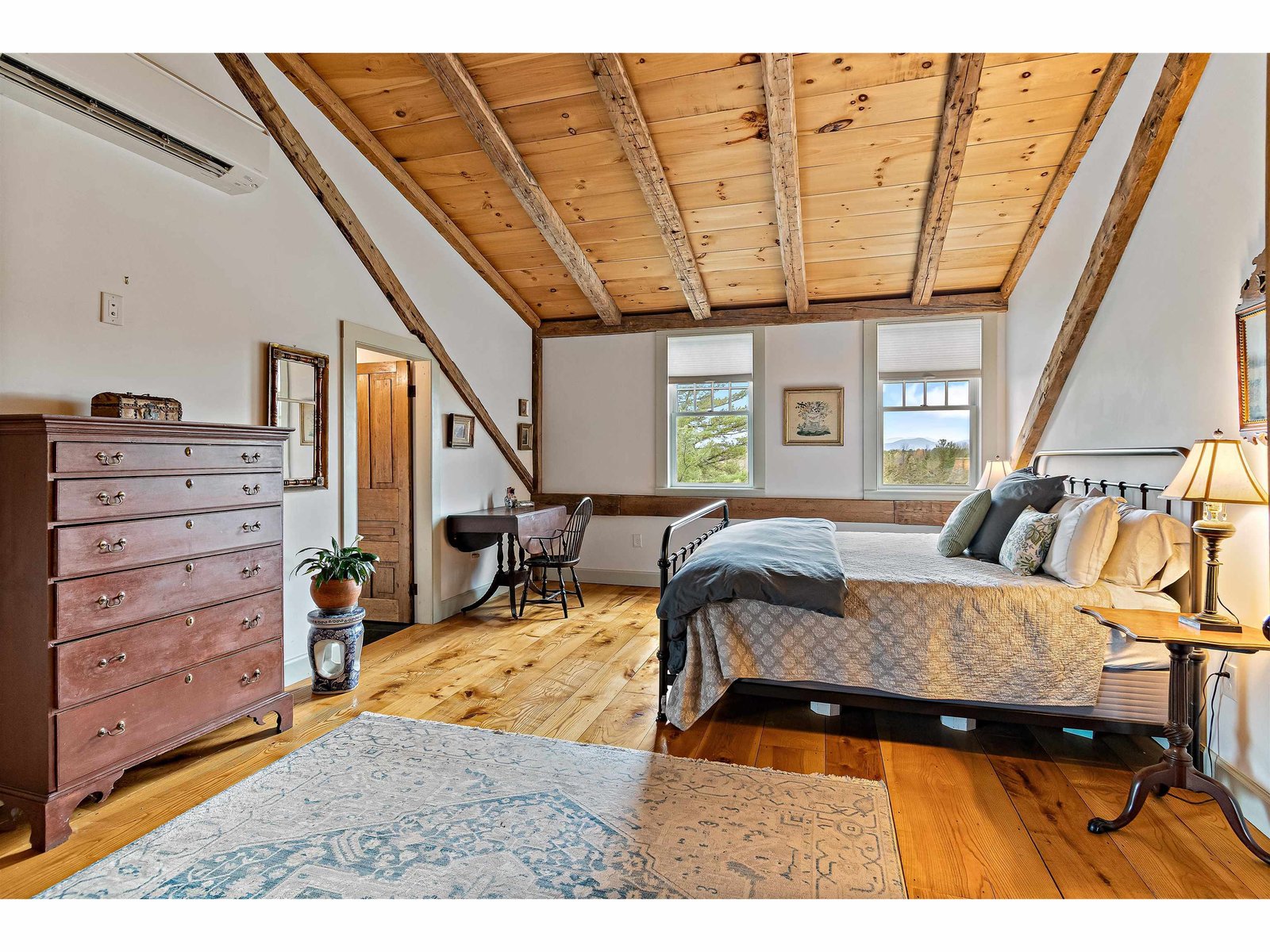 Second Floor: Primary Suite Offers Mountain Views