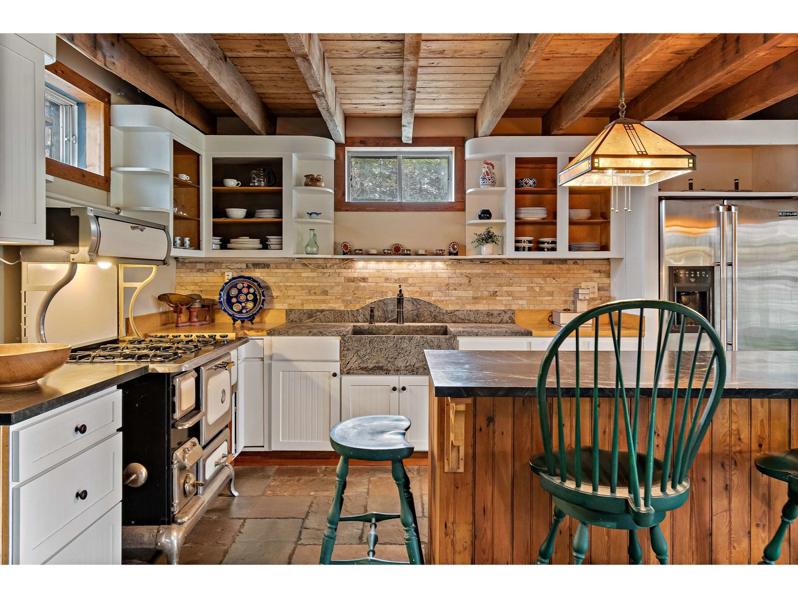 Basement: Stunning Soapstone Countertops and Sink