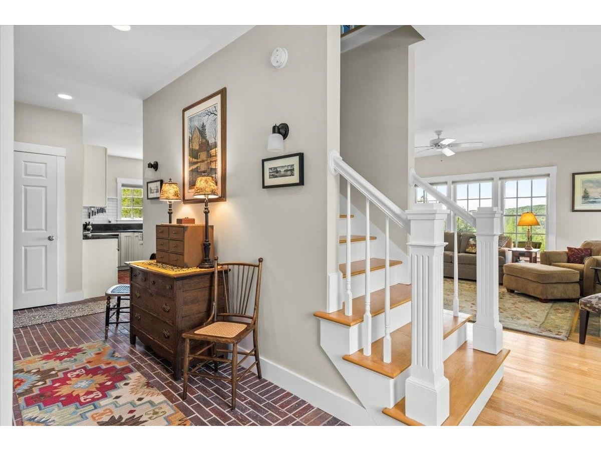 stairway to upstairs bedrooms and office
