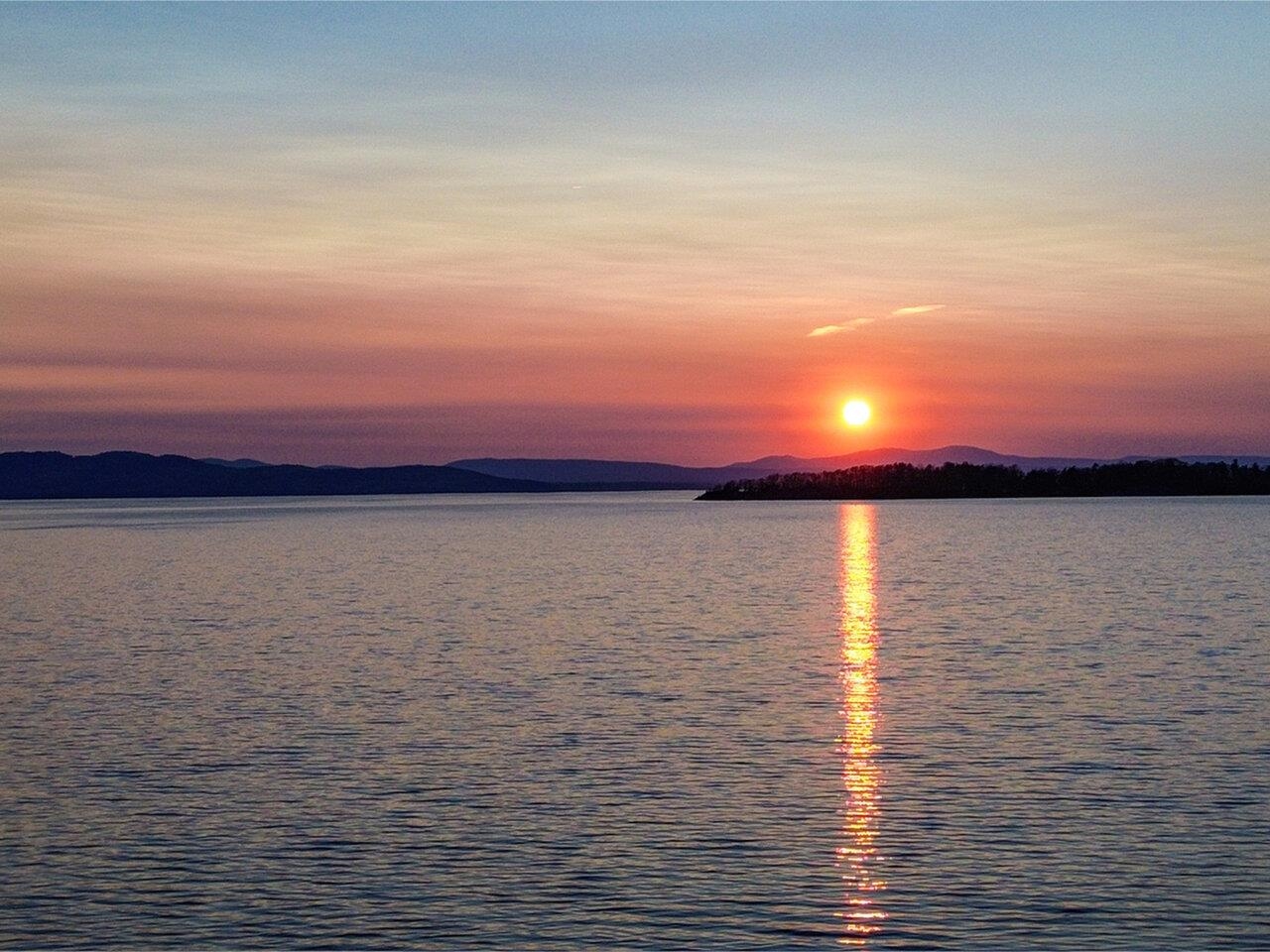 Head to the water for sunset!