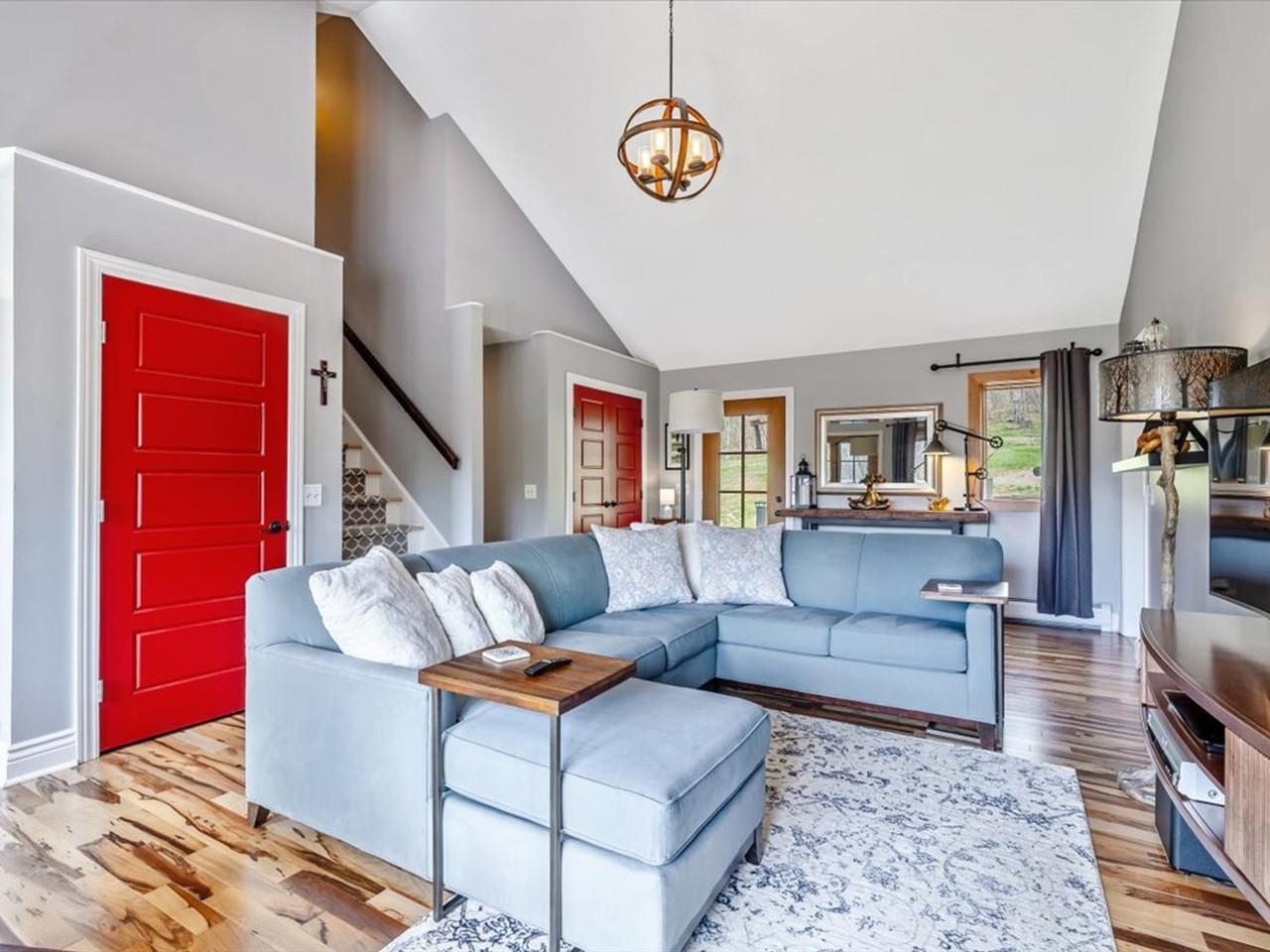 Vaulted Living Room