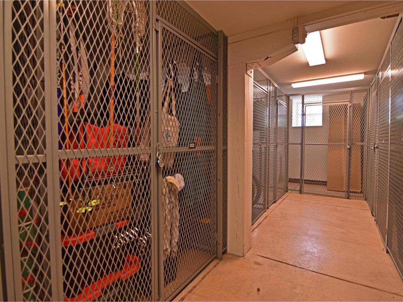 Assigned storage in basement
