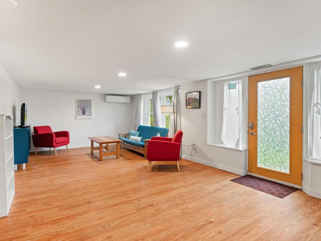 Lower-level apartment
