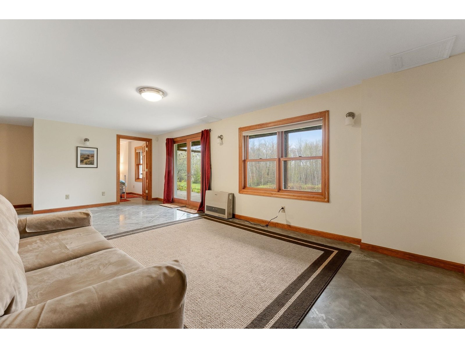 Basement rec room