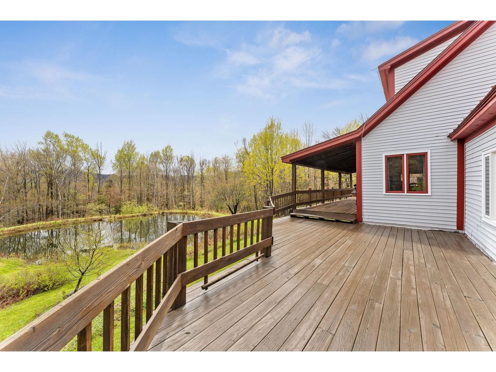 Decks are both open and covered