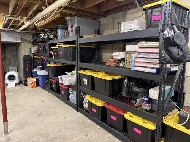 Extra storage in Utility room