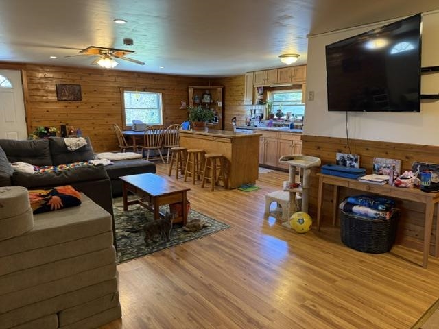 Open living area for apartment