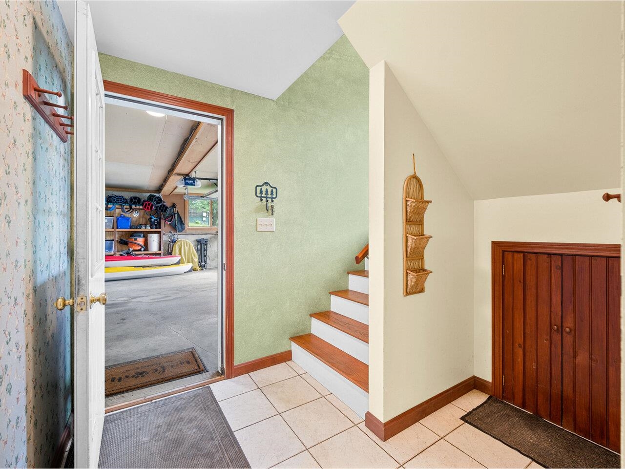 Garage entry