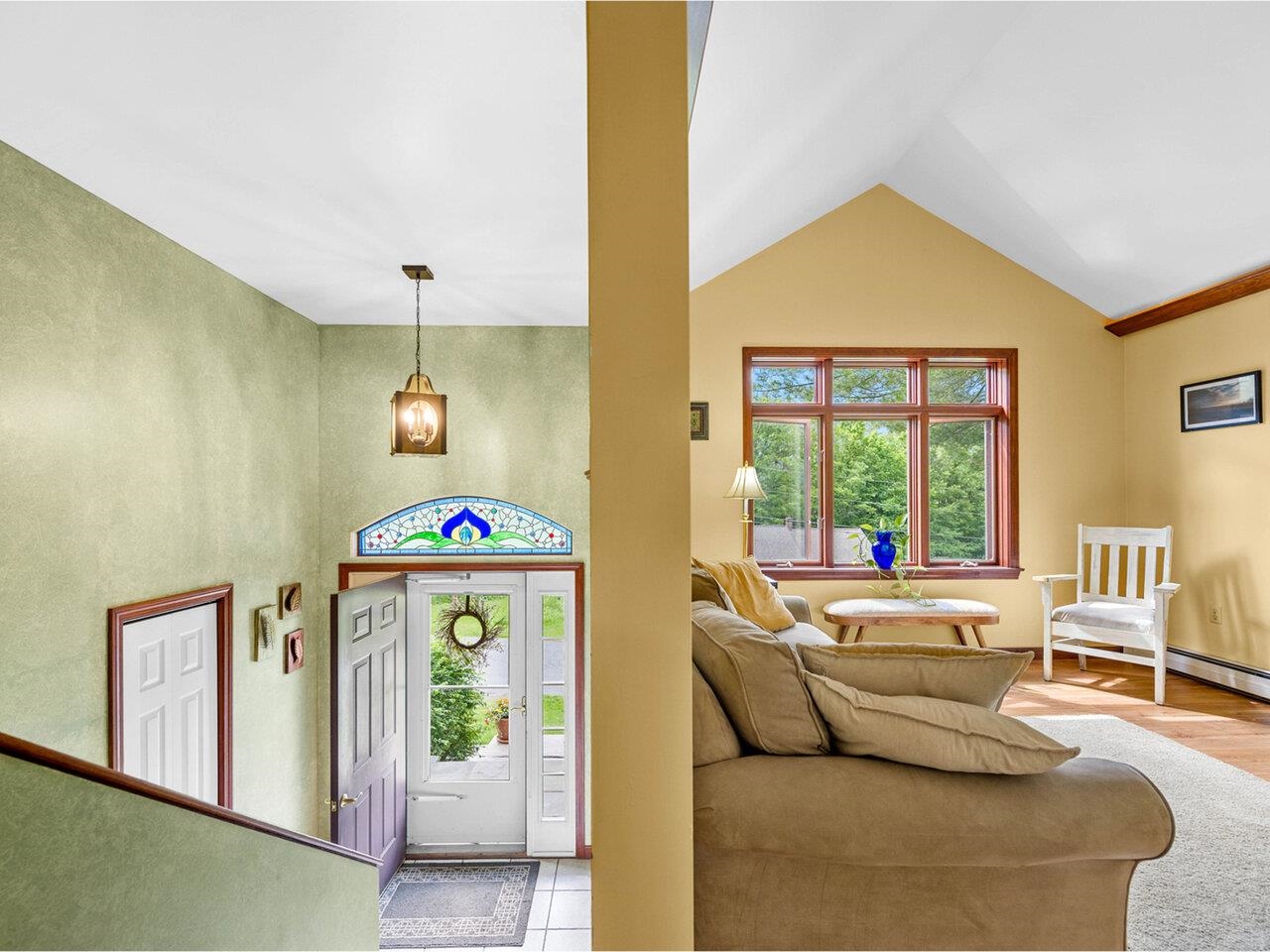 Foyer to den on 1st level