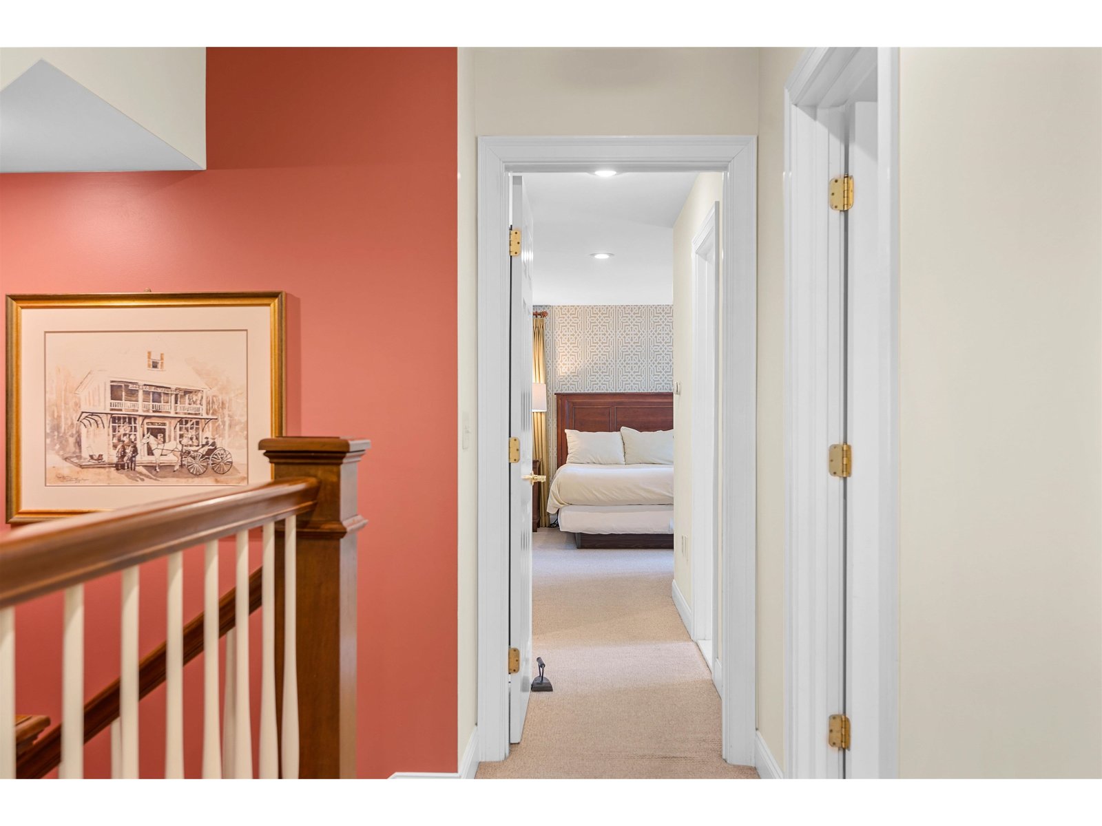 The Second Floor Hallway to Master Suite