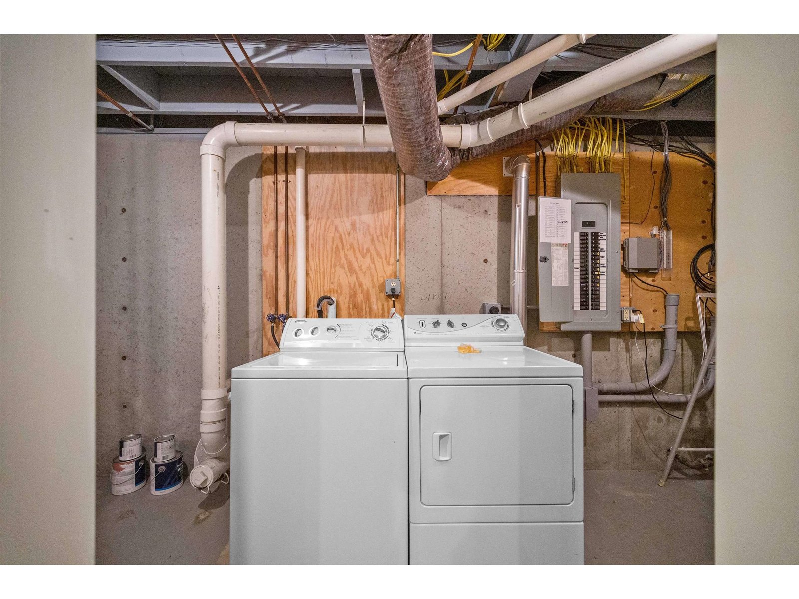 Laundry Room and Foot of Staircase.