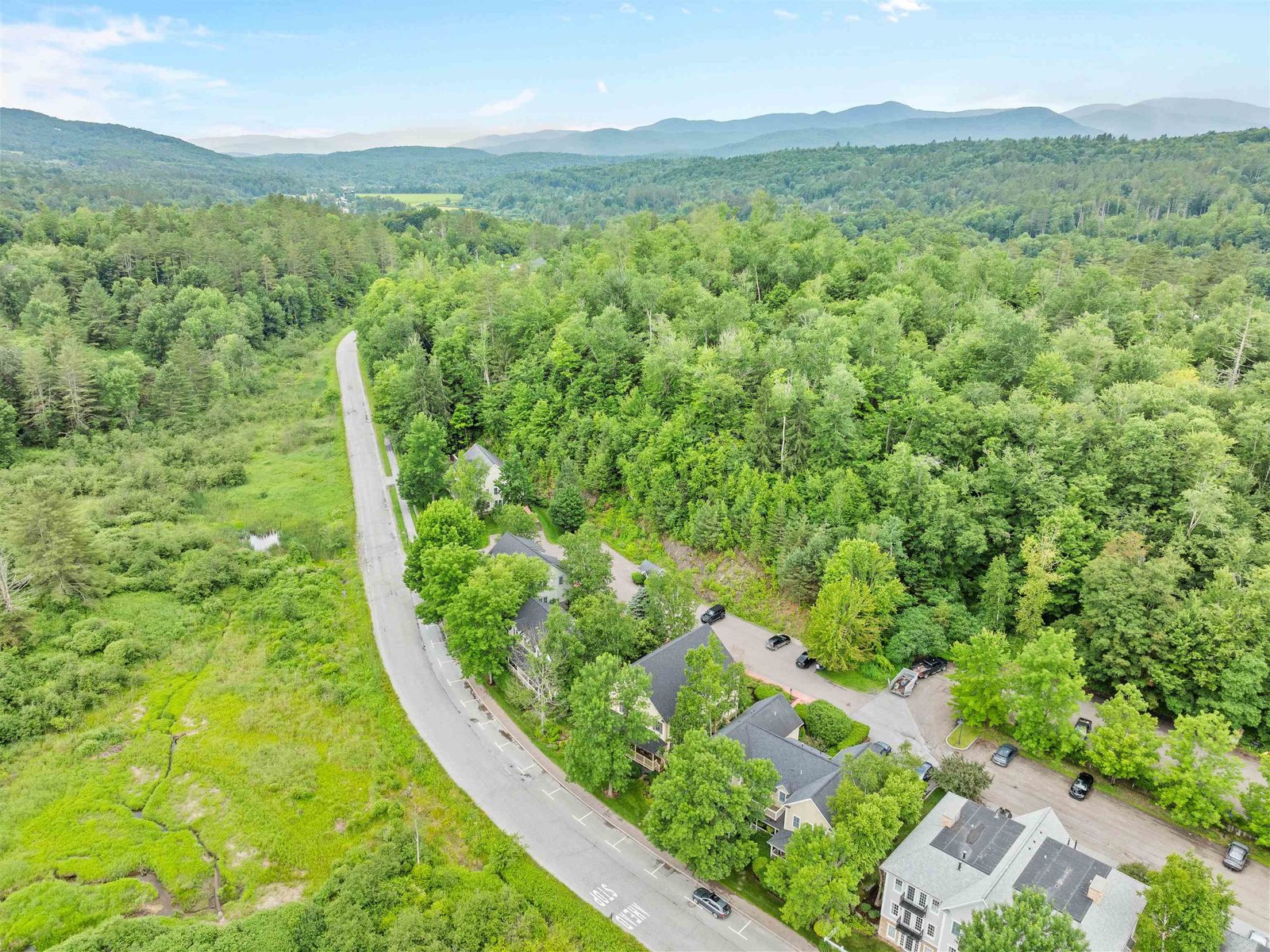 Depot Street Headed Toward Rt. 100 South of Stowe