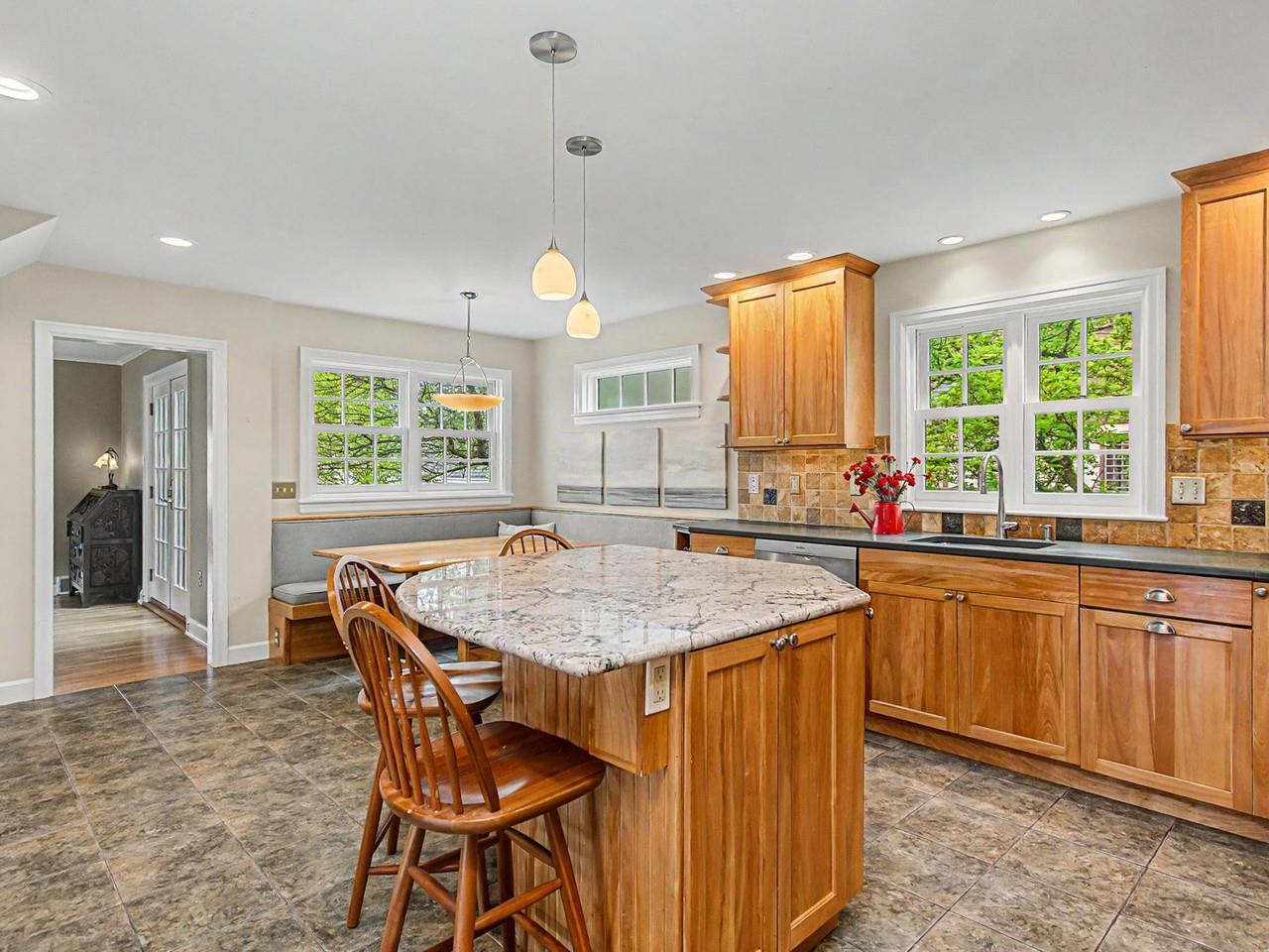 Spacious, eat-in kitchen