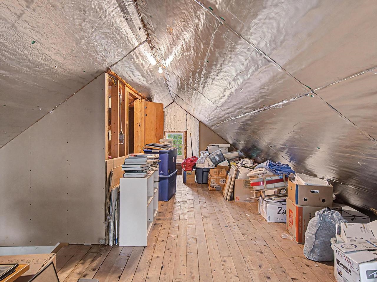 Walk-up attic, expansion space