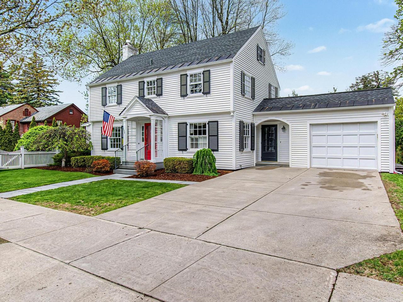 Concrete driveway
