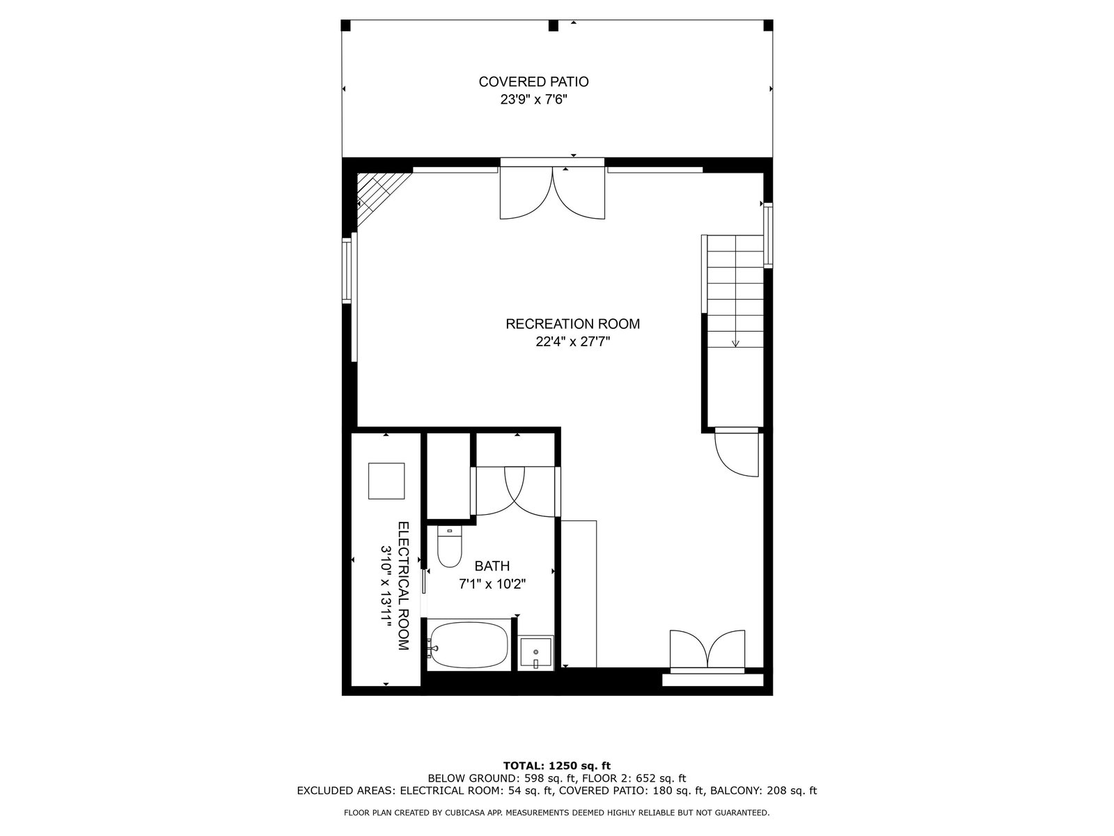 Floor Plan - Walkout Basement