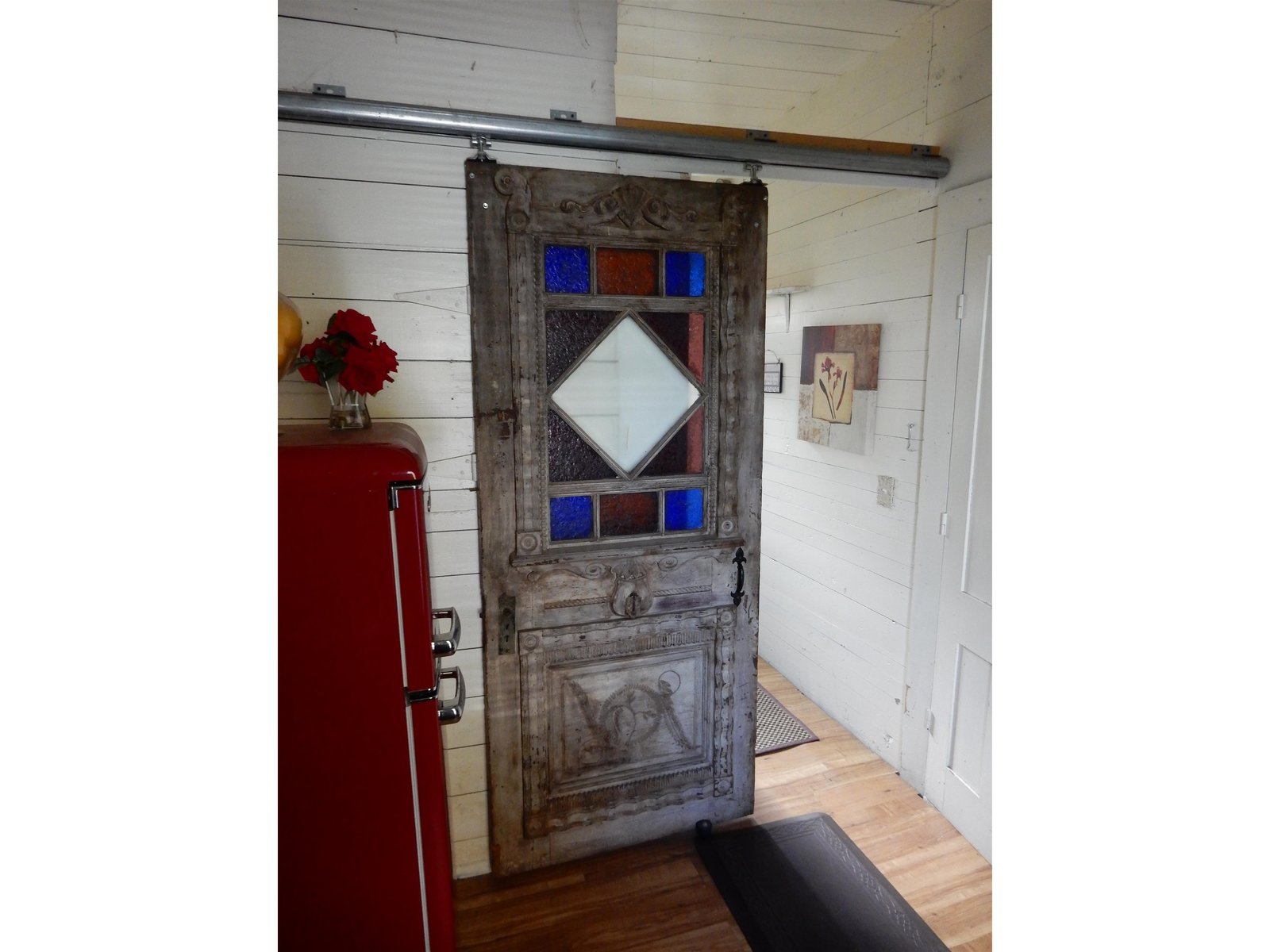 Vintage door bathroom first floor