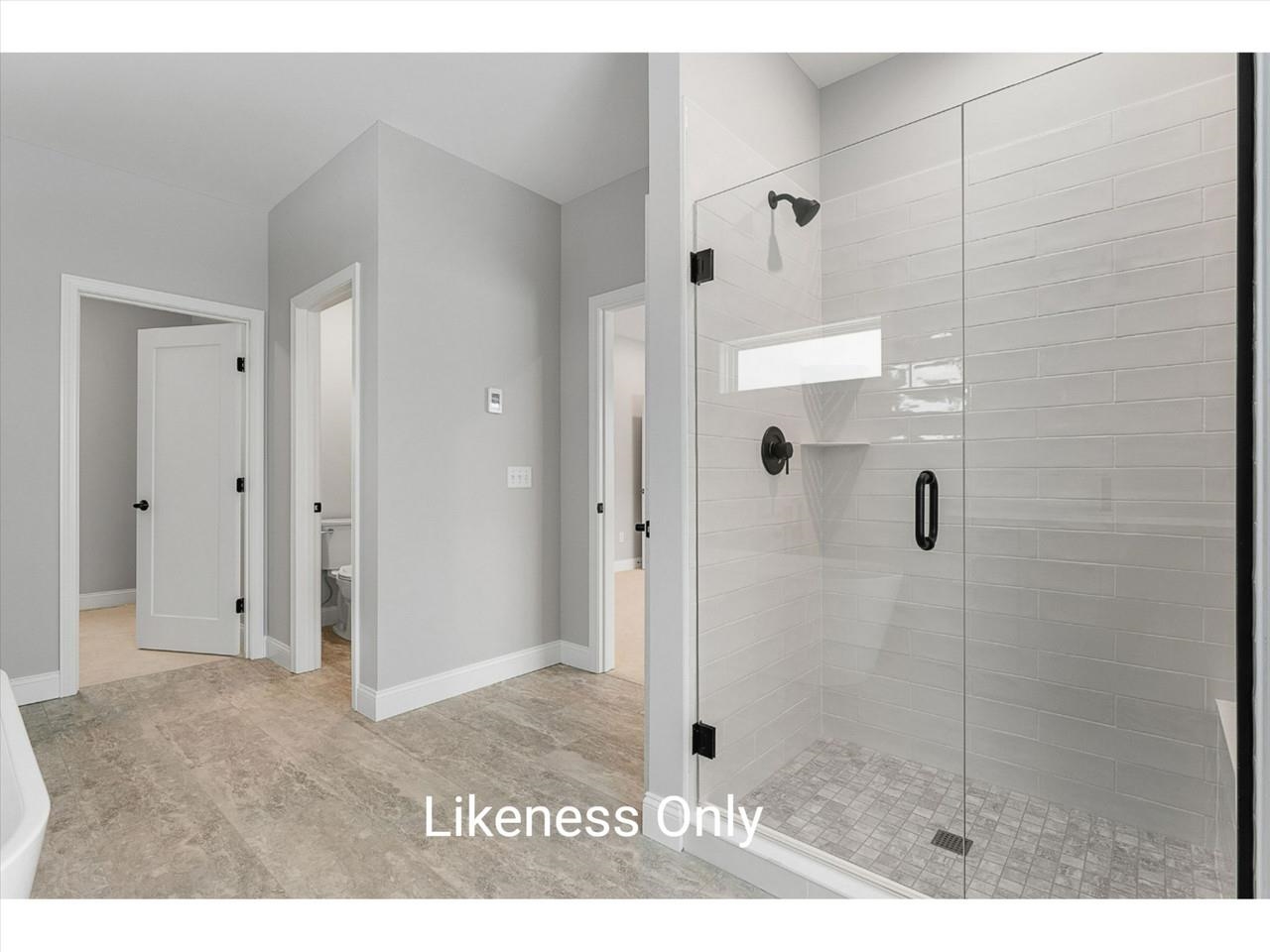 With Tiled Shower