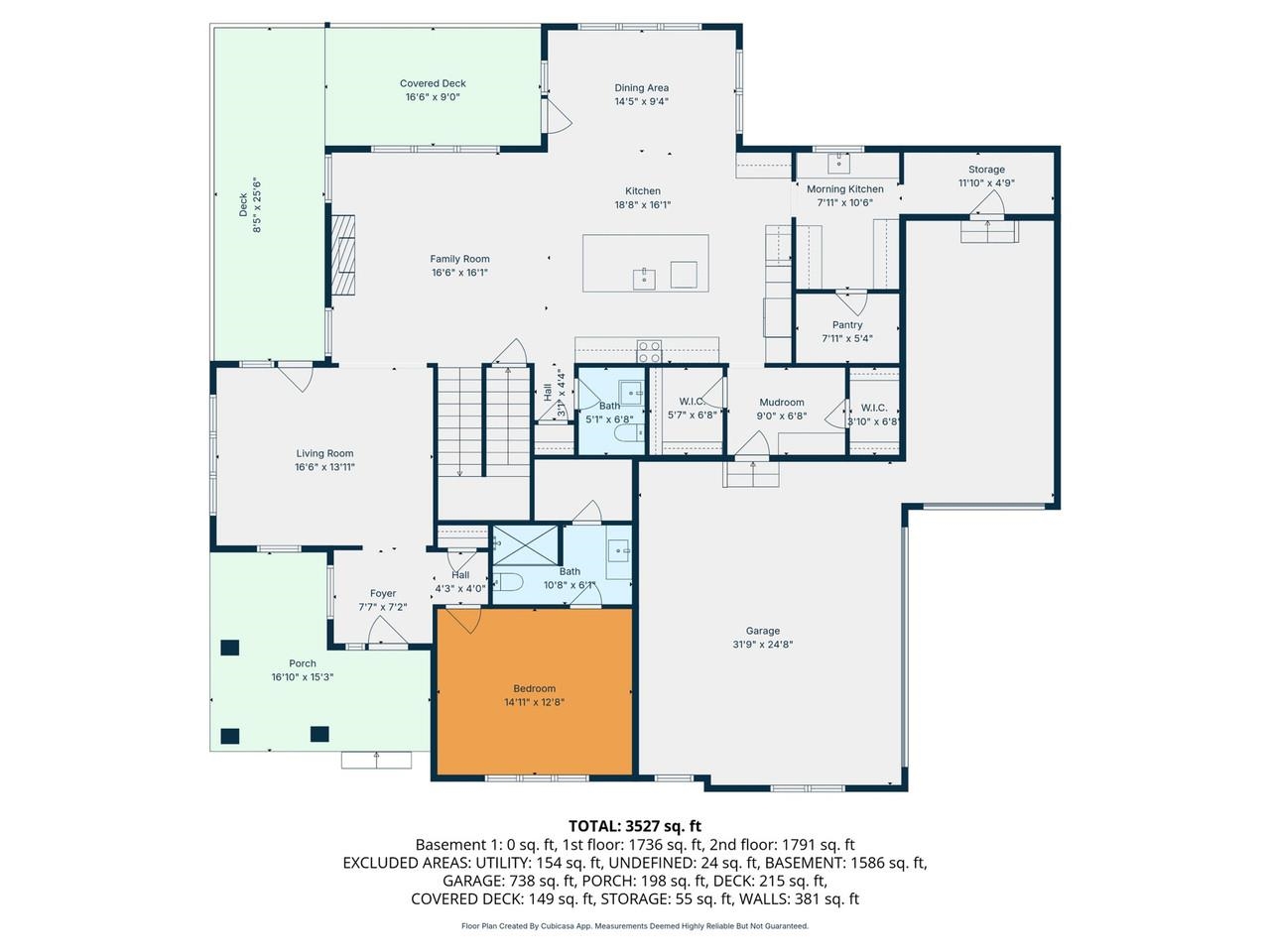 Main Level Floor Plan