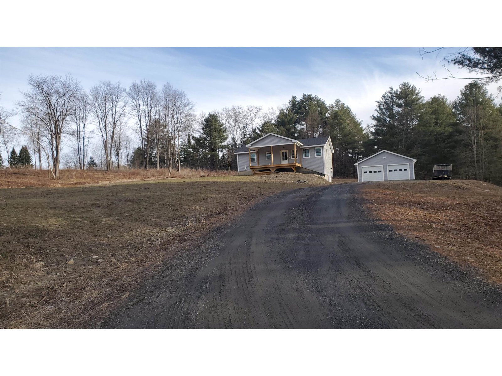 Front of Property looking at house