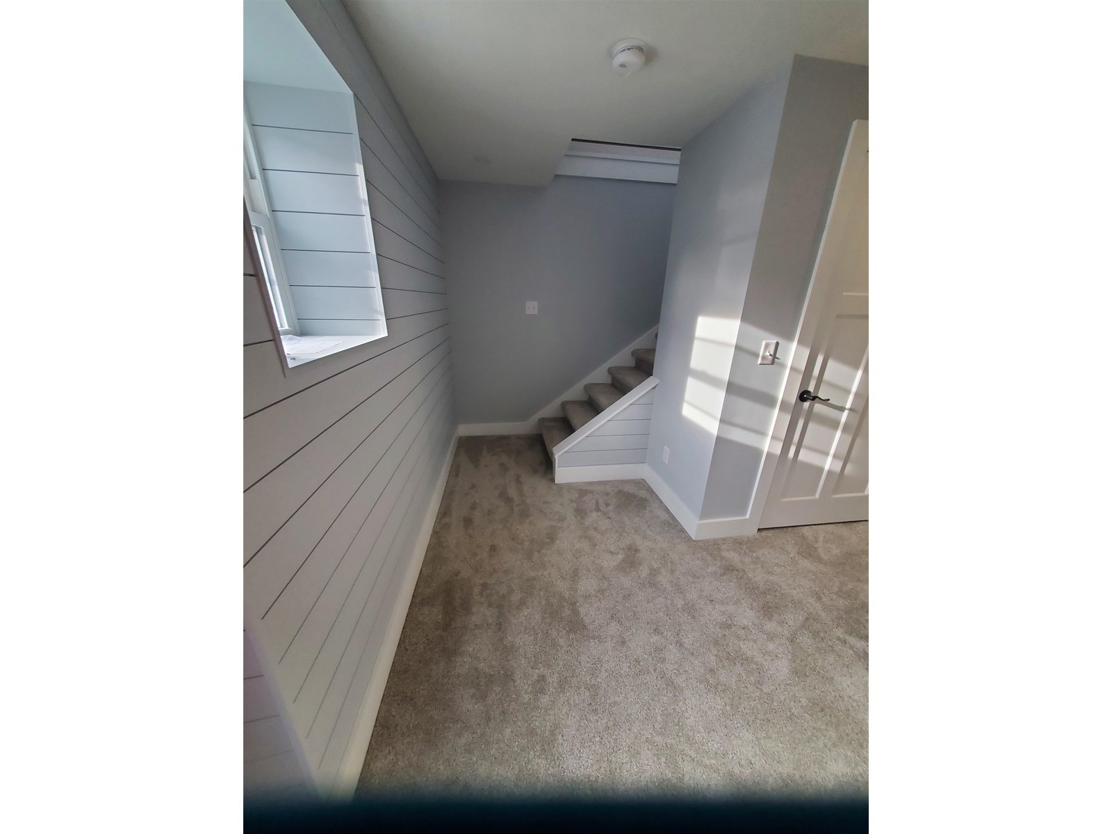 Basement to main floor stairs