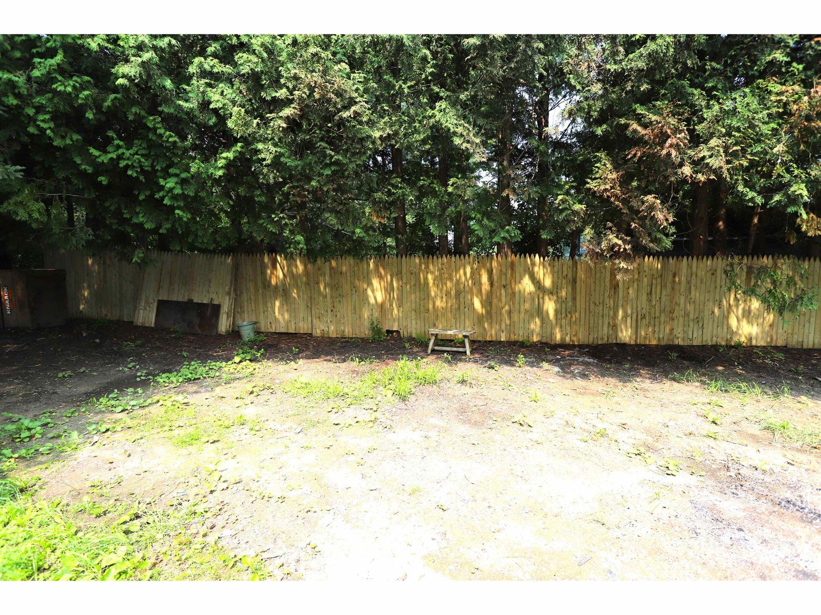 Side Yard & Fence